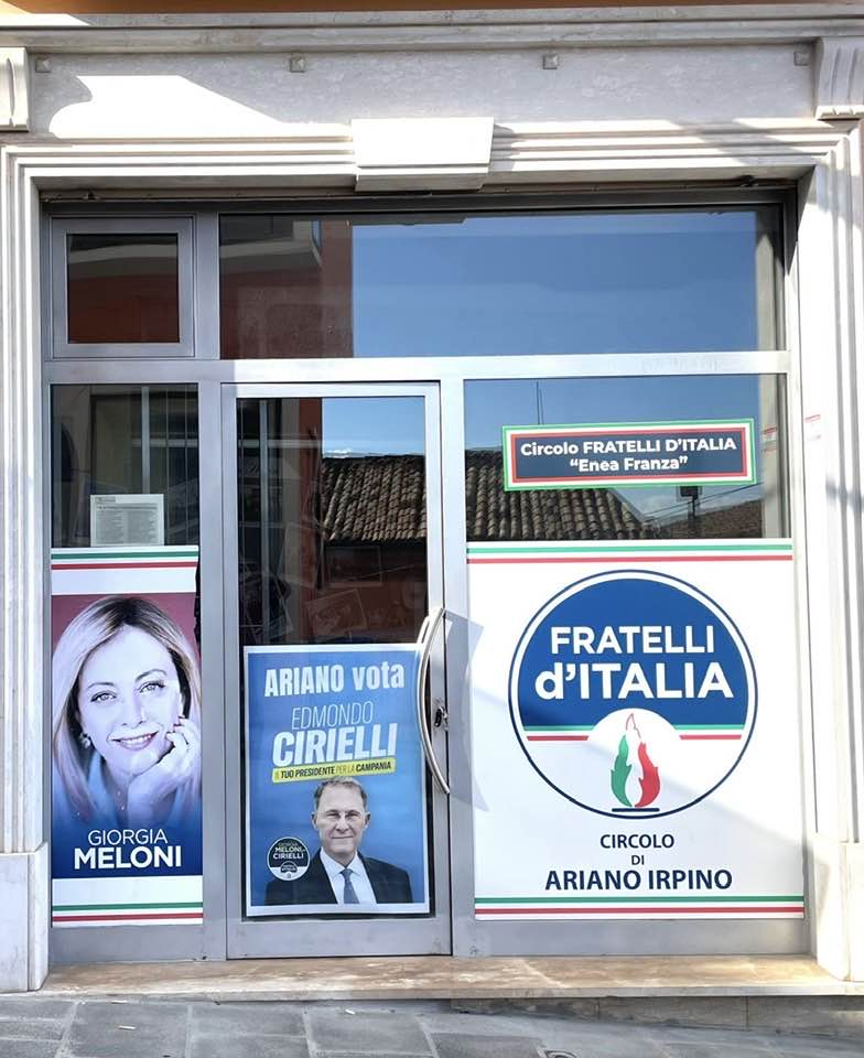 FdI – Ariano isolata, nessuna rappresentanza in Consiglio Provinciale