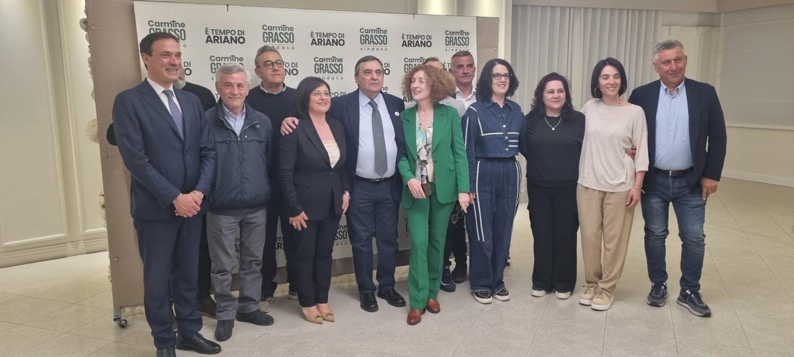 Presentazione liste Carmine Grasso – La buona politica è fatta di persone in ascolto che garantiscono i diritti per tutti