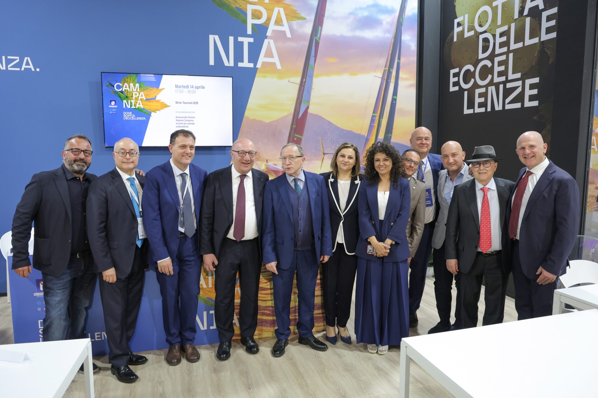 Vinitaly 2026 – Vini campani ‘a gonfie vele’: grande successo della Regione Campania