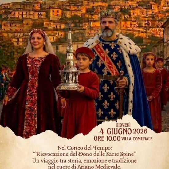 “Nel Corteo del Tempo”, un viaggio tra storia, emozione e tradizione nel cuore di Ariano Medioevale