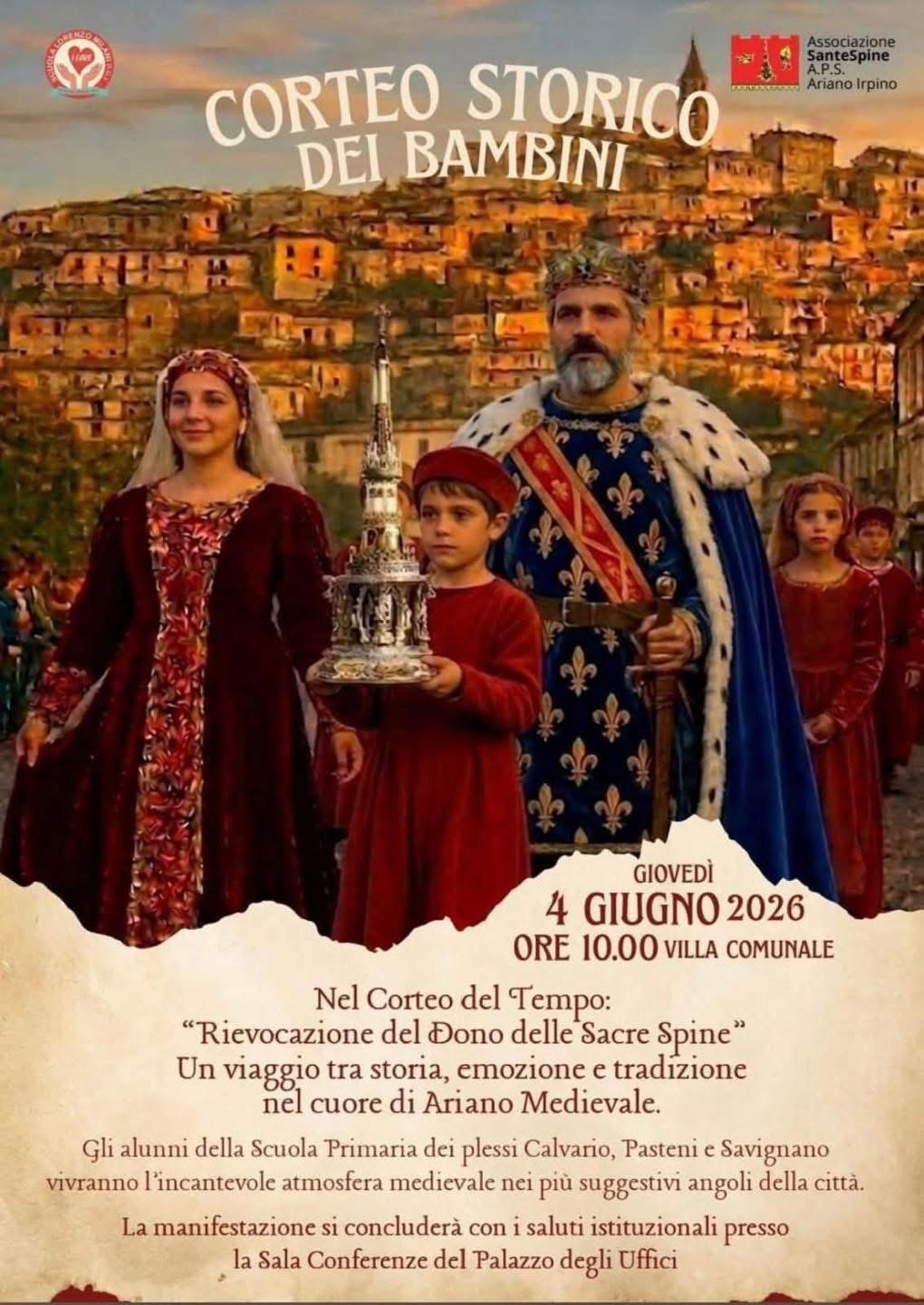 “Nel Corteo del Tempo”, un viaggio tra storia, emozione e tradizione nel cuore di Ariano Medioevale