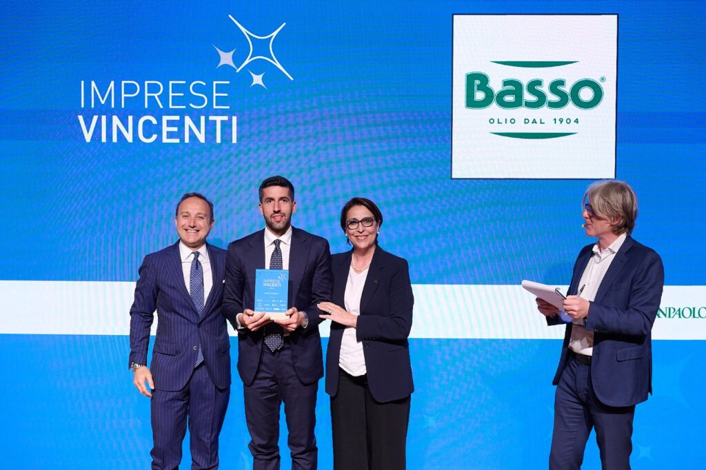 OLIO BASSO ESEMPIO DI SUCCESSO ITALIANO – LA STORICA AZIENDA IRPINA TRA LE “IMPRESE VINCENTI”  SELEZIONATE DA INTESA SANPAOLO